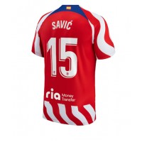 Fotbalové Dres Atletico Madrid Stefan Savic #15 Domácí 2022-23 Krátký Rukáv